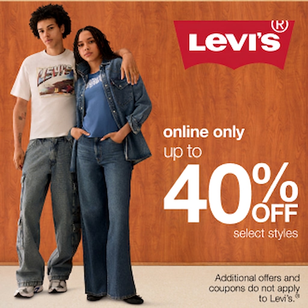 40% off Levis