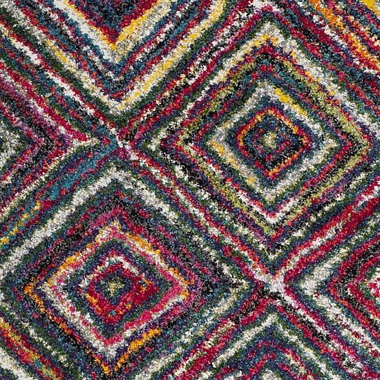 Safavieh Bloom Geometric Shag Rectangular Rugs