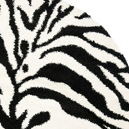 Safavieh Shag Collection Lennox Animal Round Area Rug