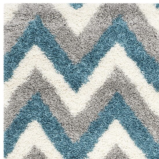 Safavieh Shag Kids Collection Byron Geometric Runner Rug