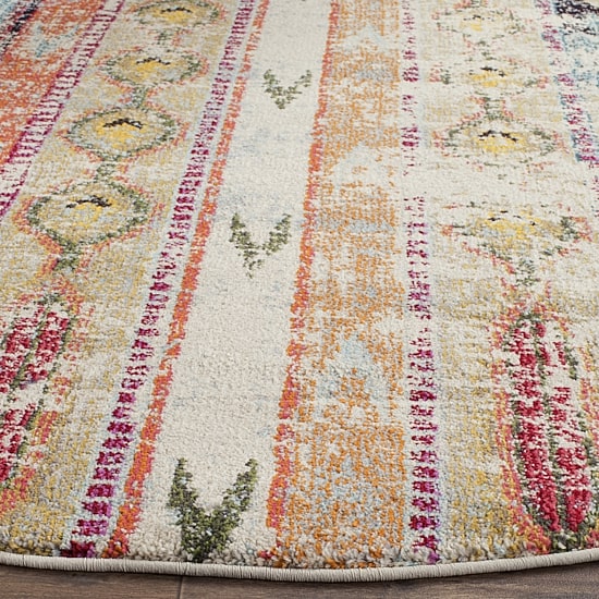 Safavieh Monaco Collection Cedric Abstract Round Area Rug