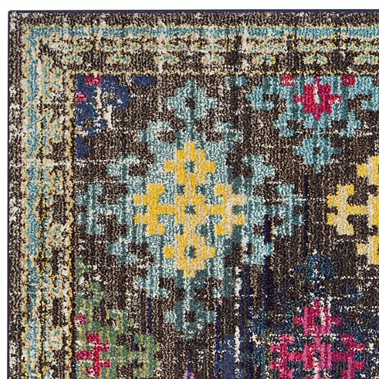 Safavieh Monaco Collection Flint Geometric RunnerRug