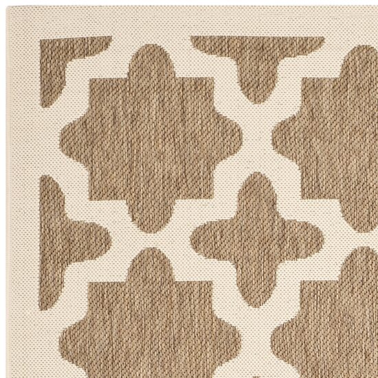 Safavieh Courtyard Collection Bokhara Geometric Indoor/Outdoor Runner Rug