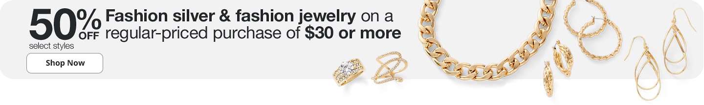 50% off  $30 or more 