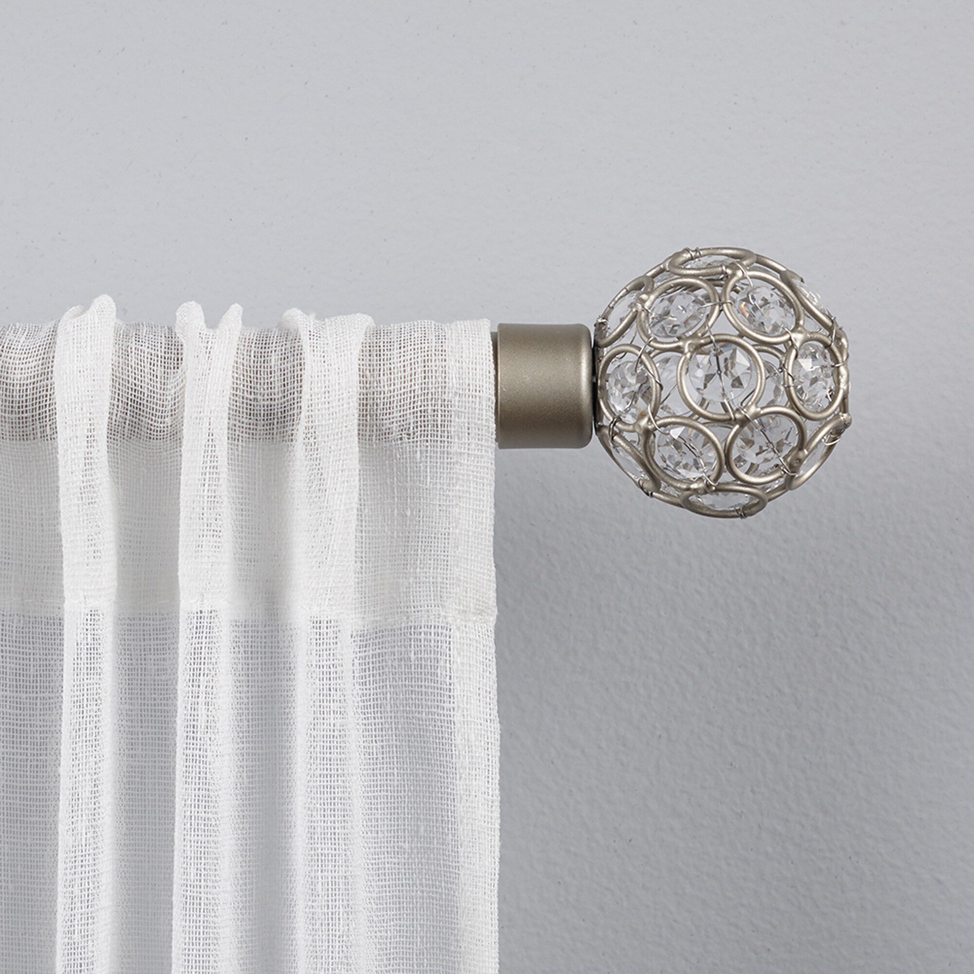 Exclusive Home Curtains Rings 1 Adjustable Curtain Rod