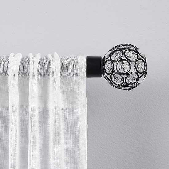 Exclusive Home Curtains Rings 1 IN Adjustable Curtain Rod