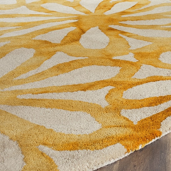 Safavieh Dip Dye Collection Chloe Floral Round Area Rug