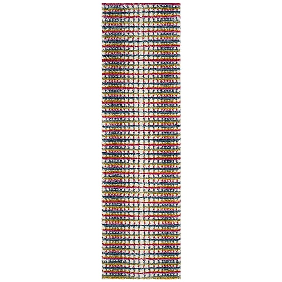 Safavieh Dorian Geometric Shag Rectangular Runner