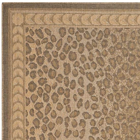 Safavieh Courtyard Collection Daithi Animal Indoor/Outdoor Area Rug