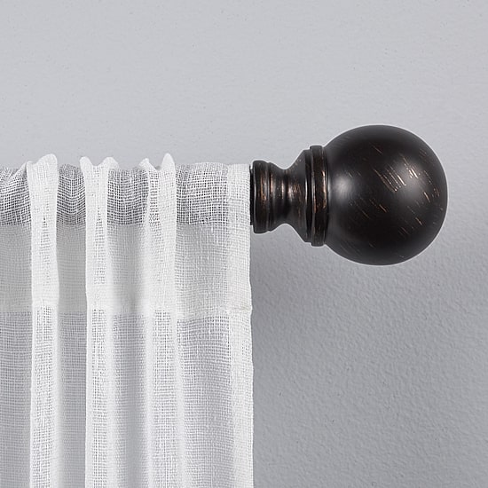 Exclusive Home Curtains Sphere 1 IN Adjustable Curtain Rod