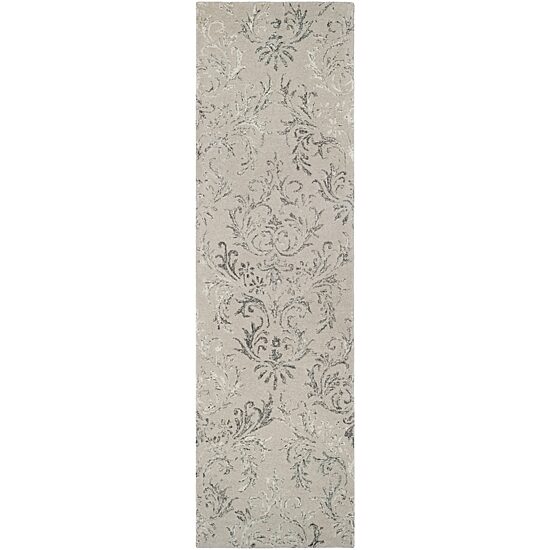 Safavieh Glamour Collection Aaron Damask Runner Rug
