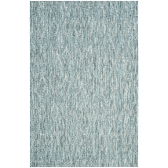 Safavieh Courtyard Collection Elisa Geometric Indoor/Outdoor Area Rug