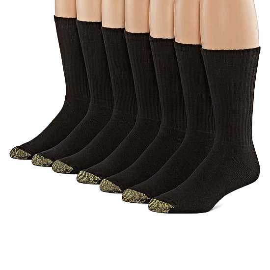 Gold Toe Harrington Bonus Pack Mens 7 Pair Crew Socks