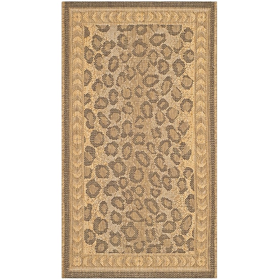 Safavieh Courtyard Collection Daithi Animal Indoor/Outdoor Area Rug