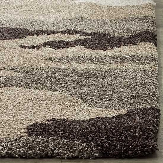 Safavieh Shag Collection Aleah Camouflage Square Area Rug