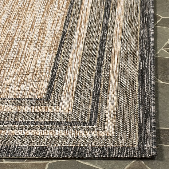 Safavieh Courtyard Collection Wanda Stripe Indoor/Outdoor Runner Rug