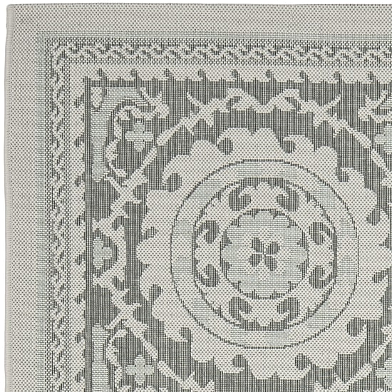 Safavieh Courtyard Collection Roza Geometric Indoor/Outdoor Runner Rug