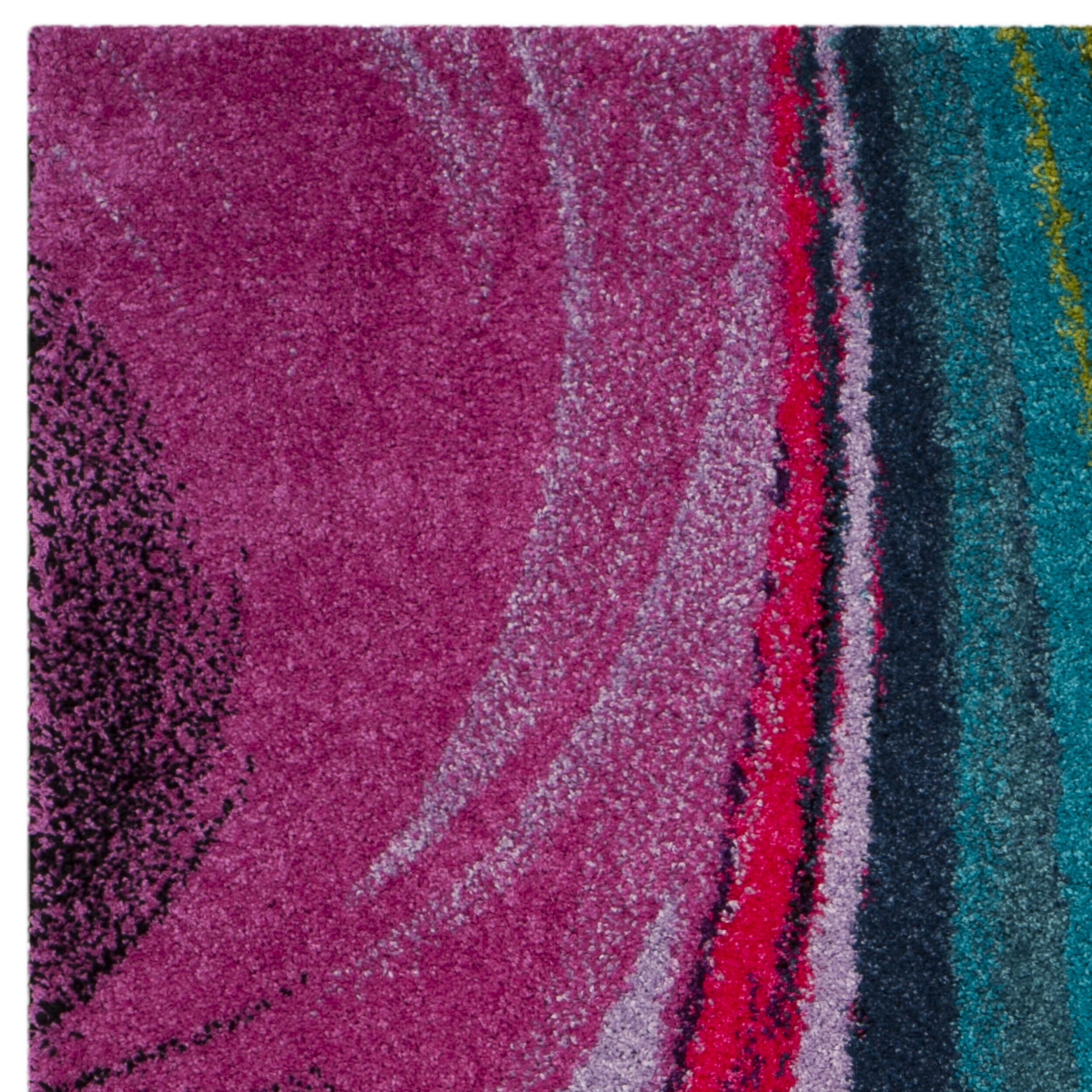 Safavieh Teague Abstract Shag Rectangular Rugs