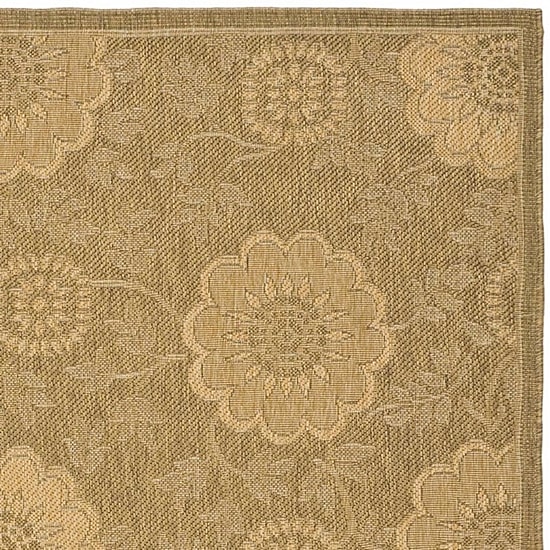 Safavieh Courtyard Collection Crystal Oriental Indoor/Outdoor Runner Rug