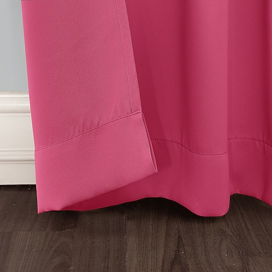 Sun Zero Riley Grommet Top Energy Saving Blackout Single Curtain Panel