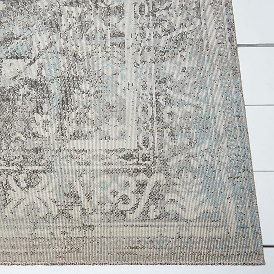 Nicole Miller Patio Sofia Ivy Border Loomed Rectangular Outdoor Area Rug