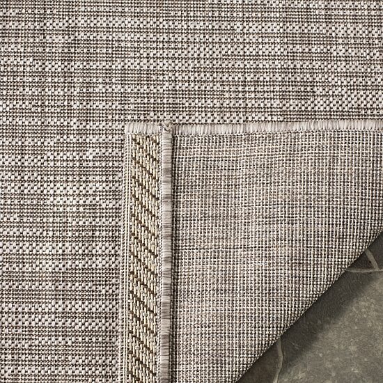 Safavieh Courtyard Collection Dallas Stripe Indoor/Outdoor Square Area Rug