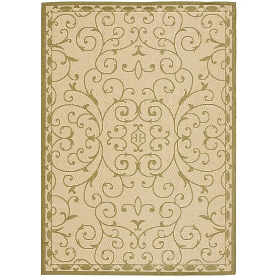 Safavieh Courtyard Collection Kodey Oriental Indoor/Outdoor Area Rug