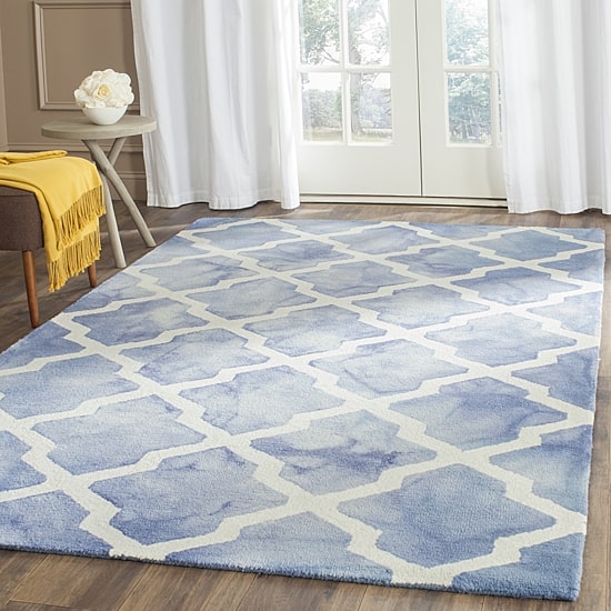 Safavieh Dip Dye Collection Petra Geometric Square Area Rug