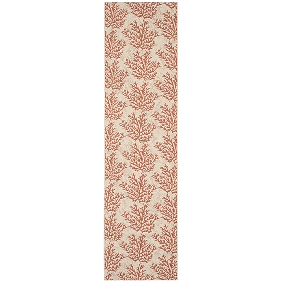 Safavieh Courtyard Collection Omar Floral Indoor/Outdoor Runner Rug