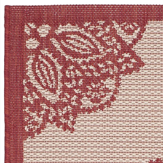 Safavieh Courtyard Collection Kimberly Oriental Indoor/Outdoor Area Rug