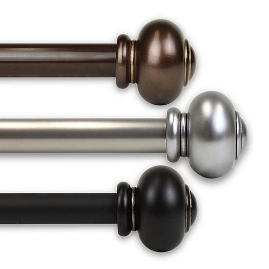 Rod Desyne Rotunda 1 IN Adjustable Curtain Rod