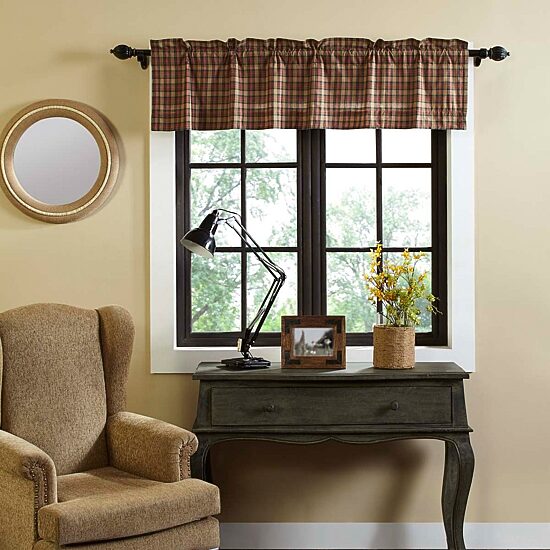 Crosswoods Rod Pocket Tailored Valance