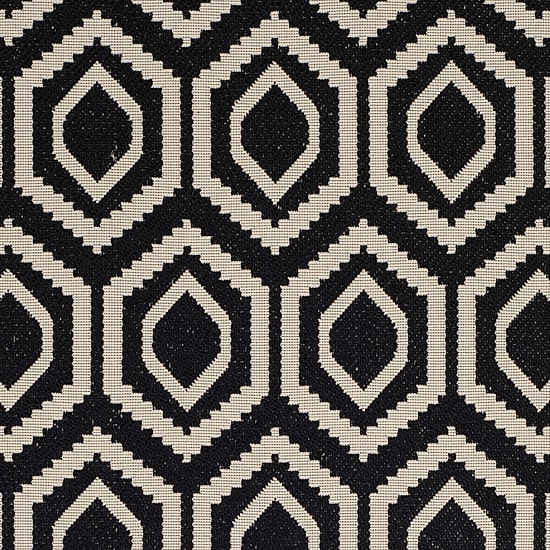 Safavieh Courtyard Collection Carmella Geometric Indoor/Outdoor Round Area Rug