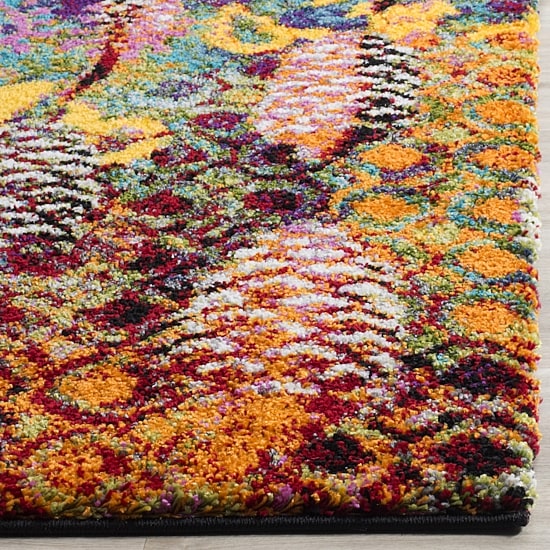 Safavieh Mayson Abstract Shag Rectangular Runner