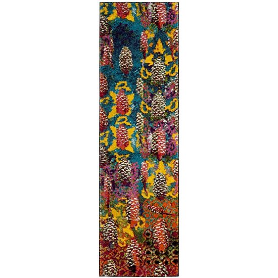 Safavieh Mayson Abstract Shag Rectangular Runner