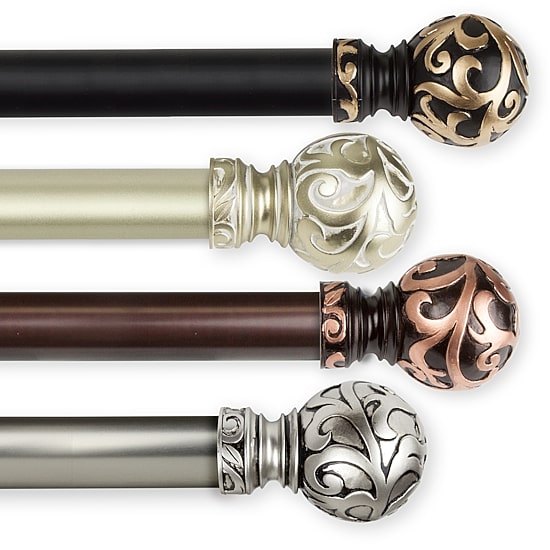 Rod Desyne Cypress 1 IN Adjustable Curtain Rod