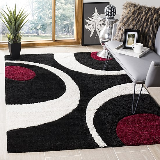 Safavieh Shag Collection Careen Geometric Area Rug