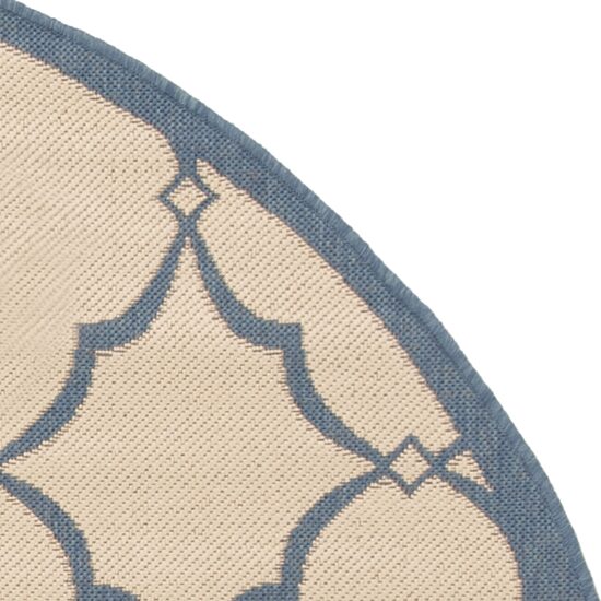 Safavieh Linden Collection Dina Geometric Round Area Rug