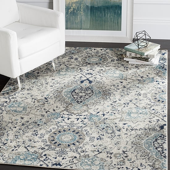 Safavieh Madison Collection Baldric Floral Square Area Rug