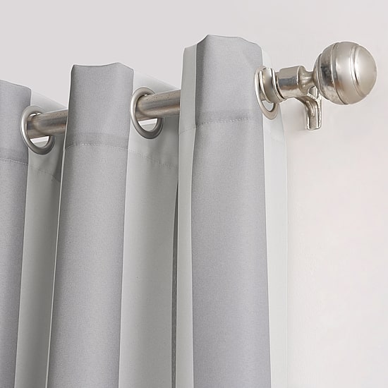 Sun Zero Valencia Grommet Top Energy Saving Light-Filtering Single Curtain Panel
