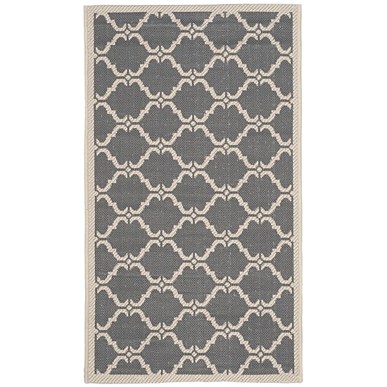 Safavieh Courtyard Collection Jobeth Geometric Indoor/Outdoor Area Rug