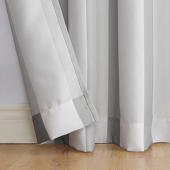 Sun Zero Valencia Grommet Top Energy Saving Light-Filtering Single Curtain Panel