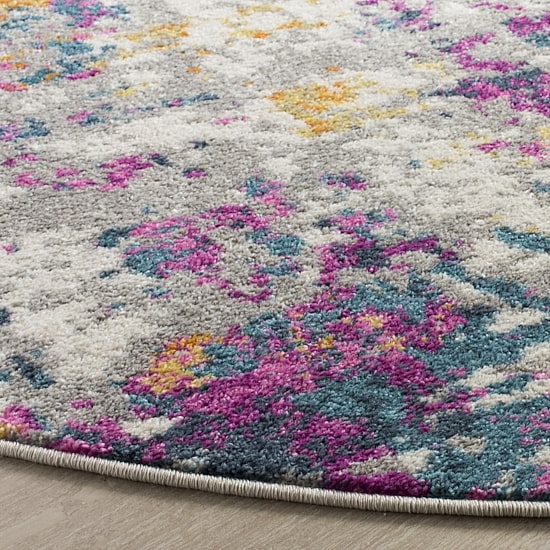 Safavieh Madison Collection Jarvis Abstract Round Area Rug
