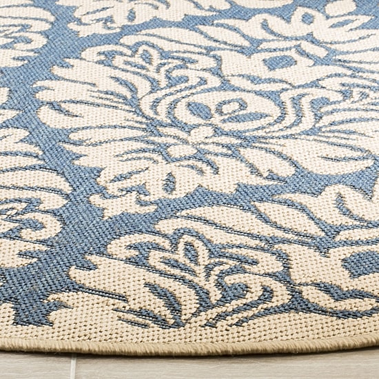 Safavieh Linden Collection Nikola Geometric RoundArea Rug