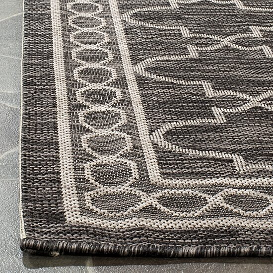 Safavieh Courtyard Collection Keeley Geometric Indoor/Outdoor Area Rug