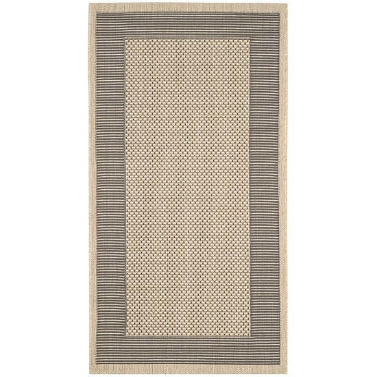 Safavieh Courtyard Collection Trina Bordered Indoor/Outdoor Area Rug