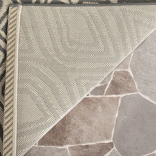 Safavieh Courtyard Collection Jacinth Geometric Indoor/Outdoor Runner Rug