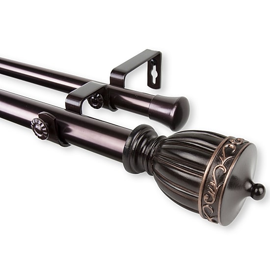 Rod Desyne Debussy Double Curtain Rod