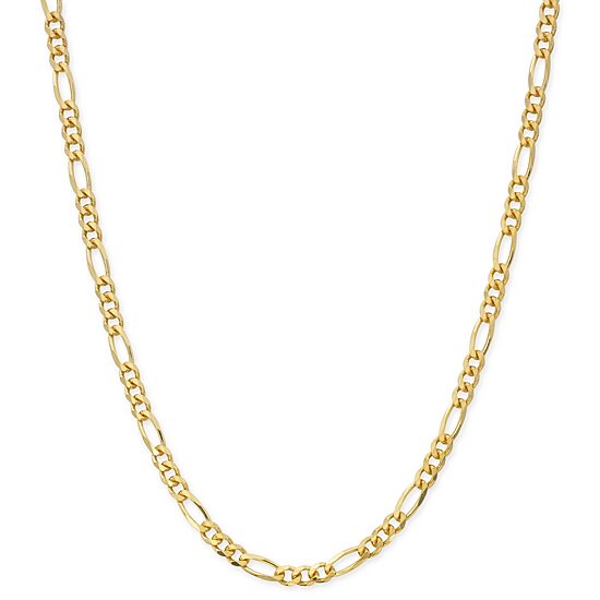Made in Italy Womens 24K Gold Over Silver 24 Inch Link Necklace