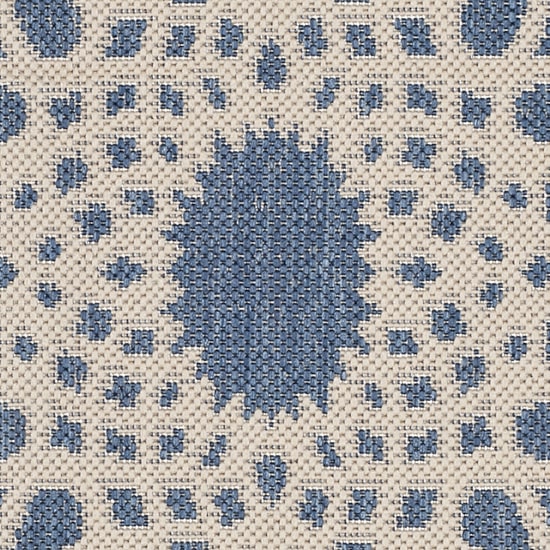 Safavieh Courtyard Collection Jacinth Geometric Indoor/Outdoor Square Area Rug